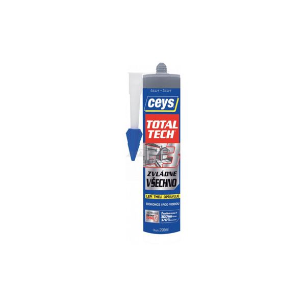 Lepidlo TOTAL TECH šedé 290 ml, Ceys 42507220