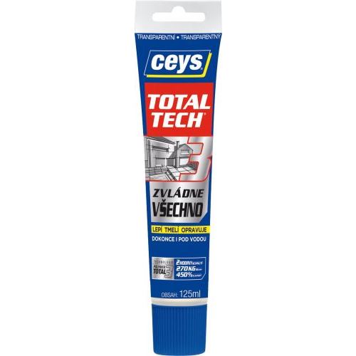 Lepidlo TOTAL TECH transparetní 125 ml, Ceys 42507242