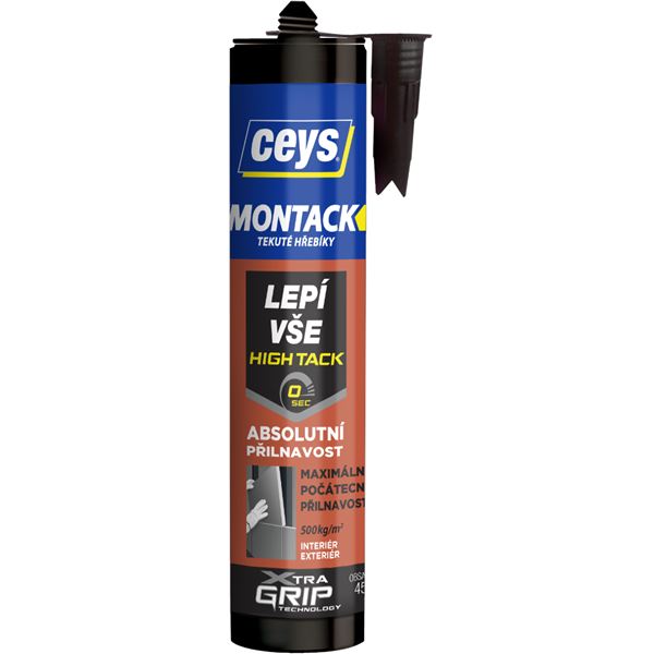 Lepidlo montážní Ceys, MONTACK HIGH TACK CART 450g