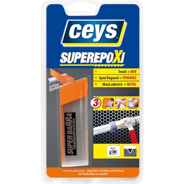 Tmel správkový Ceys, SUPEREPOXI KOV epoxidový 47g
