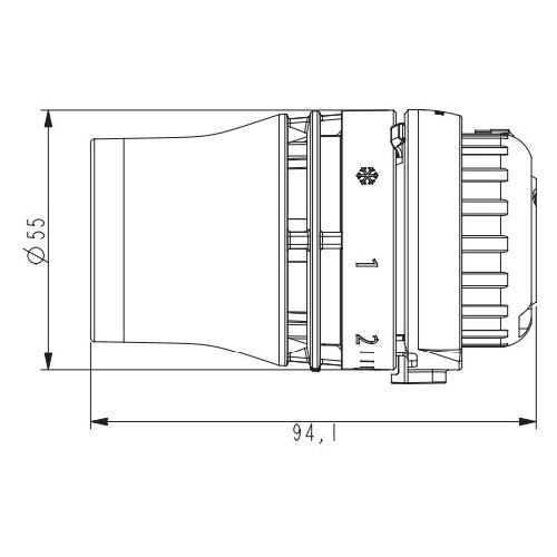 Termostatická hlavice Redia RA 3388, Danfoss 015G3388