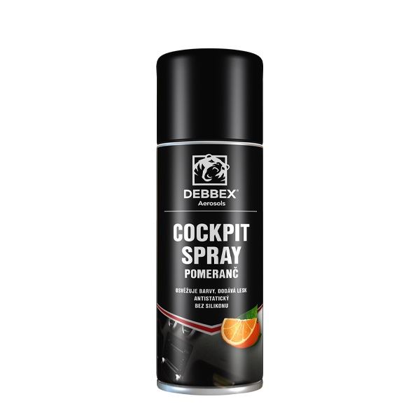 Sprej COCKPIT pomeranč 400 ml, Debbex, Den Braven, TA30204