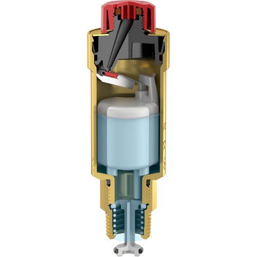 Automatický odvzdušňovací ventil 3/8", Flexvent, se zpětnou klapkou