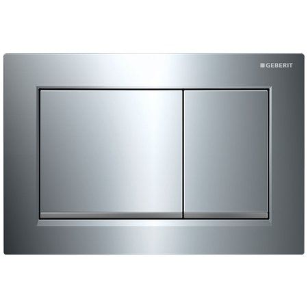 Deska ovládací GEBERIT OMEGA 30 chrom lesk/chrom mat, 115.080.KH.1