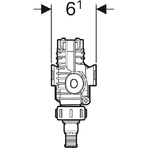 Napouštěcí ventil boční typ 383 3/8", Geberit 240.705.00.1