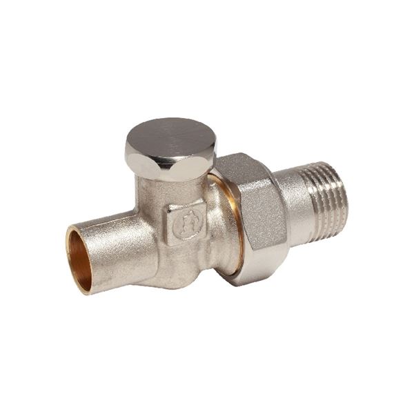 Přímé radiátorové šroubení R17C2 1/2", Giacomini R17CX003