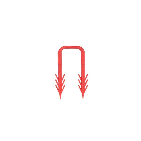 Příchytka fixační W983-2 50 mm, červená, Giacomini W983Y050CZ