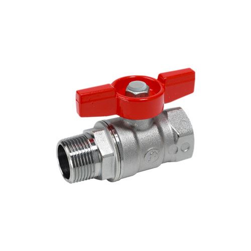 Kohout kulový R254D MF 1/2", přímý, motýl, voda, Giacomini R254X003