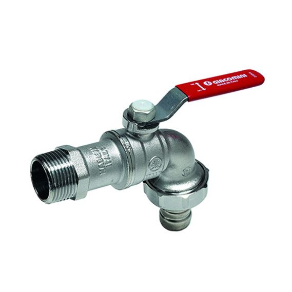 Kohout kulový R621 M 1/2", zahradní, páka, voda, Giacomini R621X003