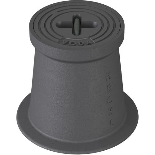Poklop šoupátkový RENKO, VODA, víko černé, třmen, HECKL