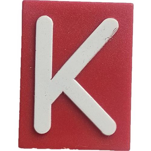 Znak K červený HECKL