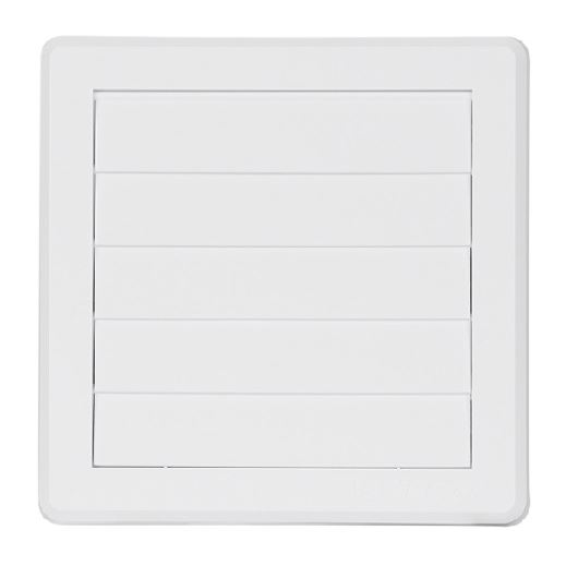 Větrací mřížka 175 × 175 mm, gravitační, bílá, G/125 HACO 0233