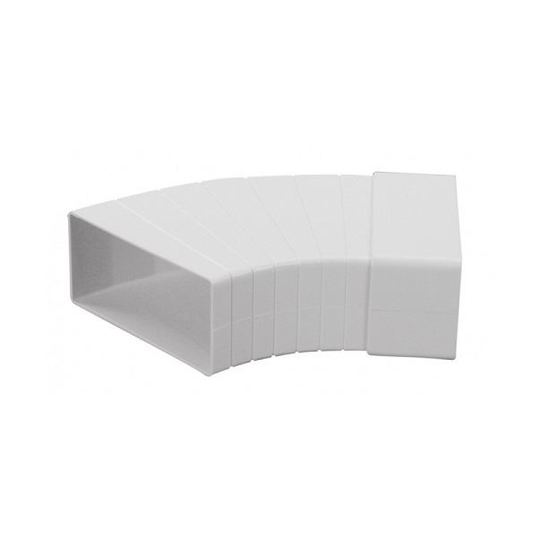 Úhelník 45° HACO, CKW 2×110×55 bílý