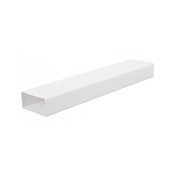 Kanál plochý HACO, V 220×55×1000 bílý