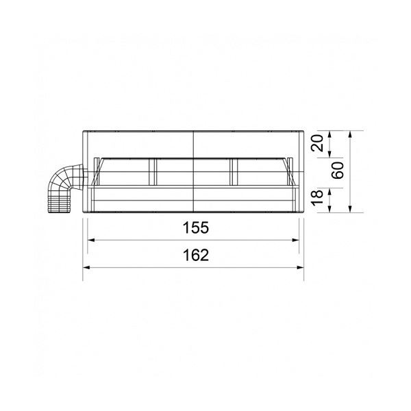 Sběrač s odvodem kondenzátu HACO, V-150