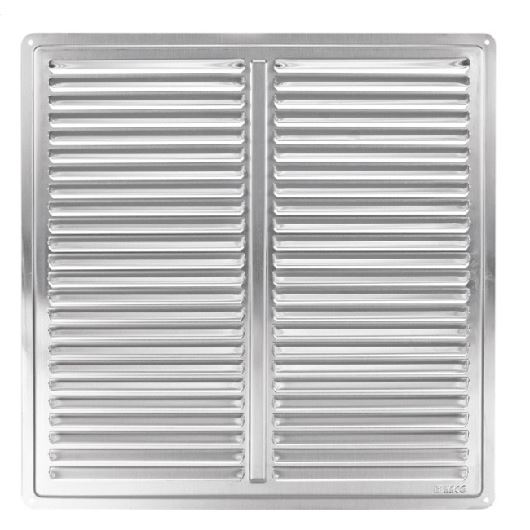 Větrací mřížka nerezová krytka, 300 x 300 mm, HACO 0715