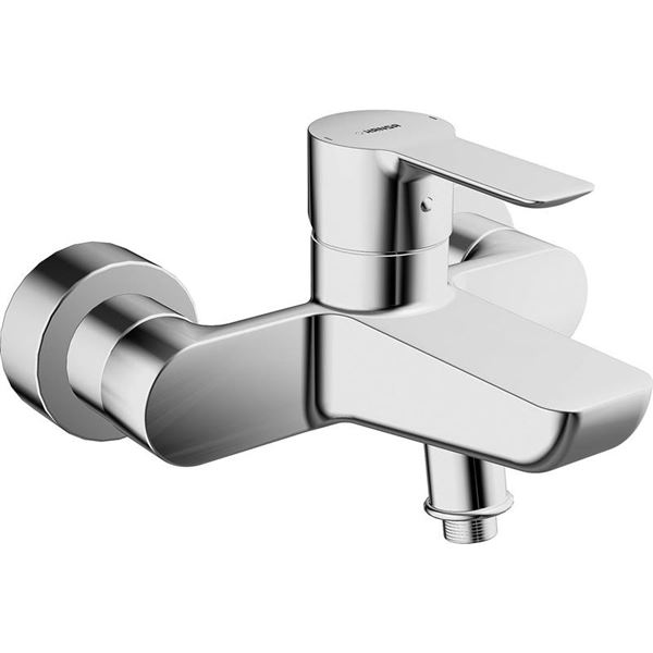 Vanová baterie HANSALIGNA 150 mm, chrom, nástěnná, bez příslušenství, Hansa 06742103