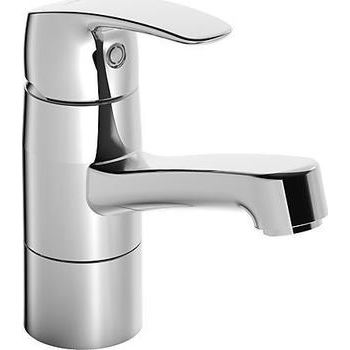 Umyvadlová baterie HANSAPINTO, chrom, stojánková, s výpustí, Hansa 45152283