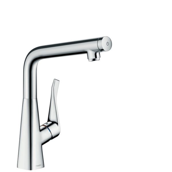 Dřezová baterie Metris M71, chrom, stojánková, Hansgrohe 14883000