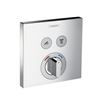 Vanová baterie Shower Select, chrom, podomítková, bez příslušenství, Hansgrohe 15768000