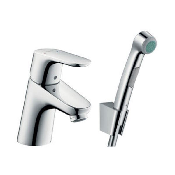 Bidetová baterie Focus, chrom, stojánková, bez výpustě, Hansgrohe 31926000