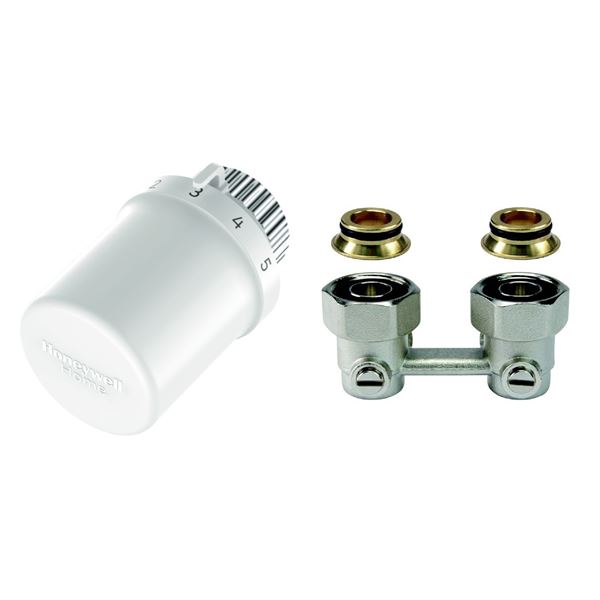 Radiátorový termostatický set, rohový, 1/2", H šroubení, Honeywell TL3096EY15