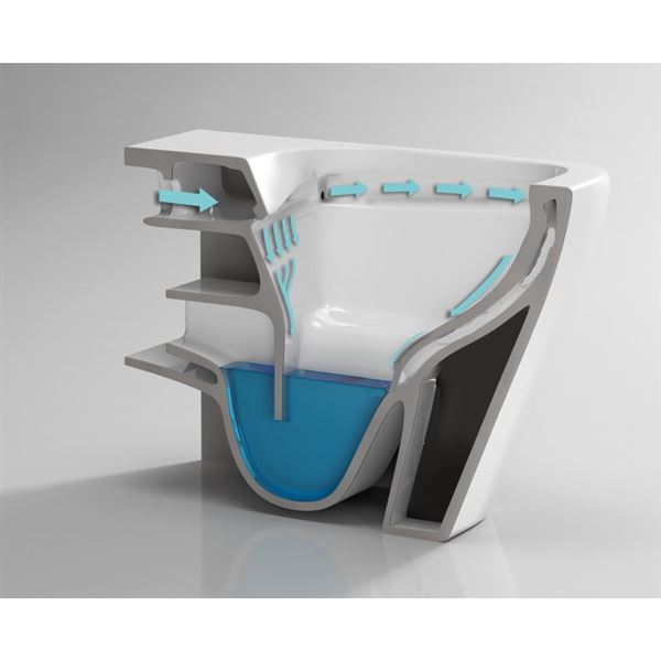 Závěsné WC ARCO RIMLESS se slim sedátkem soft-close, HOPA Olsen Spa OLKLT046E