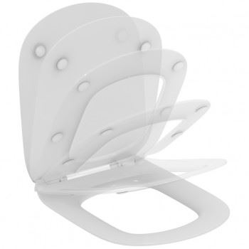 WC sedátko s poklopem Tesi, Soft-Close, bílé, Ideal Standard T352701
