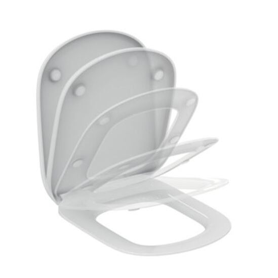 WC sedátko s poklopem Tesi, Soft-Close, bílé, Ideal Standard T352901