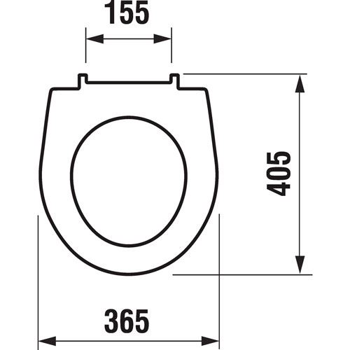 WC sedátko s poklopem Lyra Plus, bílé, Jika H8933803000631