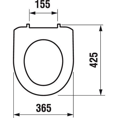 WC sedátko s poklopem Lyra Plus, bílé, Jika H8933870000001
