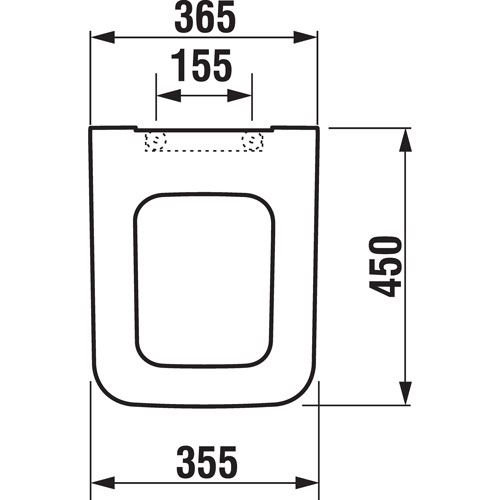 WC sedátko s poklopem Cubito Pure, bílé, Jika H8934213000631
