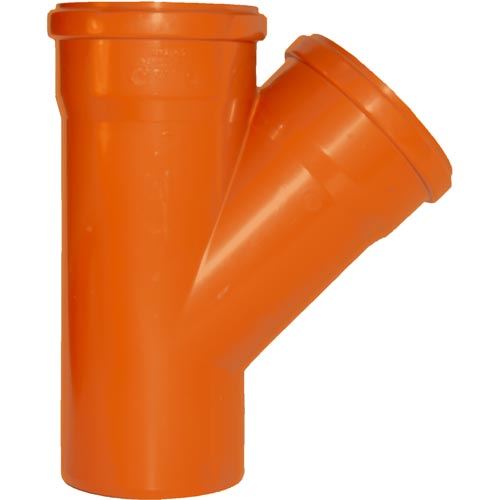 Odbočka redukovaná KGEA 45° 315/110 mm, PVC, kanalizace