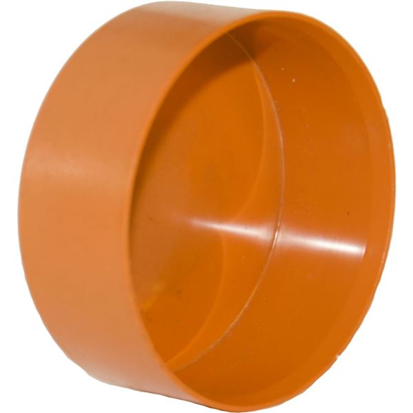 Víčko na hladký konec KGK 400 mm, PVC, kanalizace