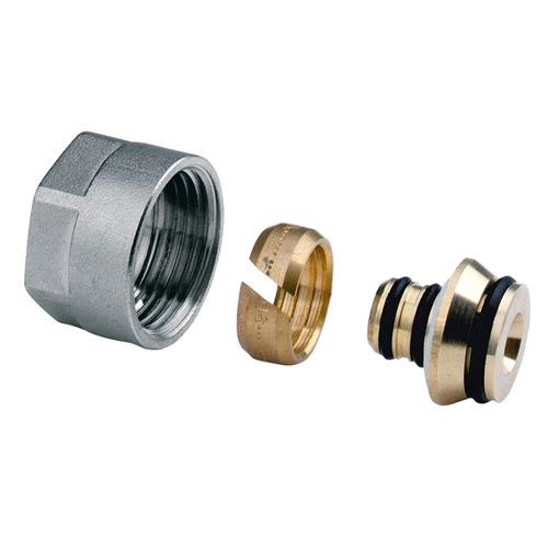 Svěrné šroubení pro PEX/PE-RT d 16x2 - 3/4", Lansanit