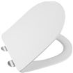 WC sedátko s poklopem Lansanit 3.0, softclose, slim, bílé, LANSEDS30