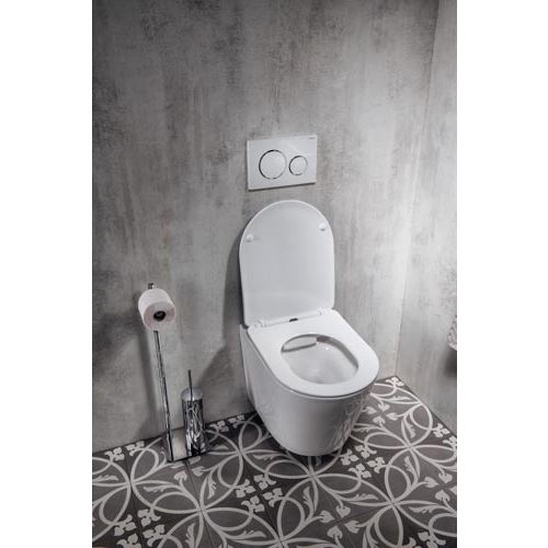 Set závěsné WC Lansanit 3.0 rimless a sedátko soft-close, slim, LANWCZR30+LANSEDS30