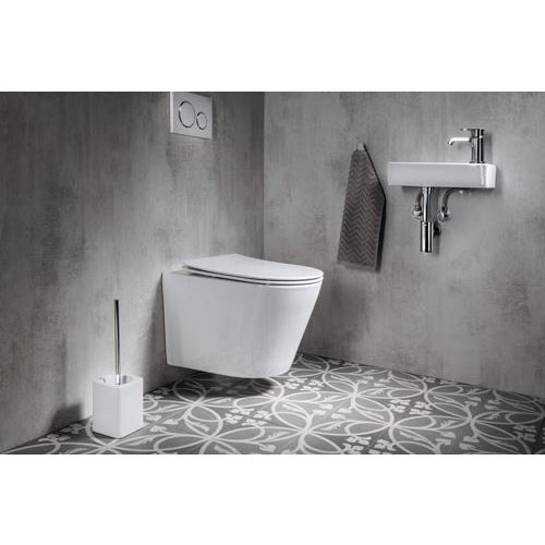 Set závěsné WC Lansanit 3.0 rimless a sedátko soft-close, slim, LANWCZR30+LANSEDS30
