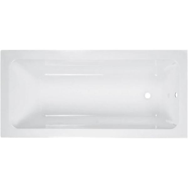 Obdélníková vana LUX 170x75 mm, bílá, včetně nožiček, Lansanit LANLUX170X75