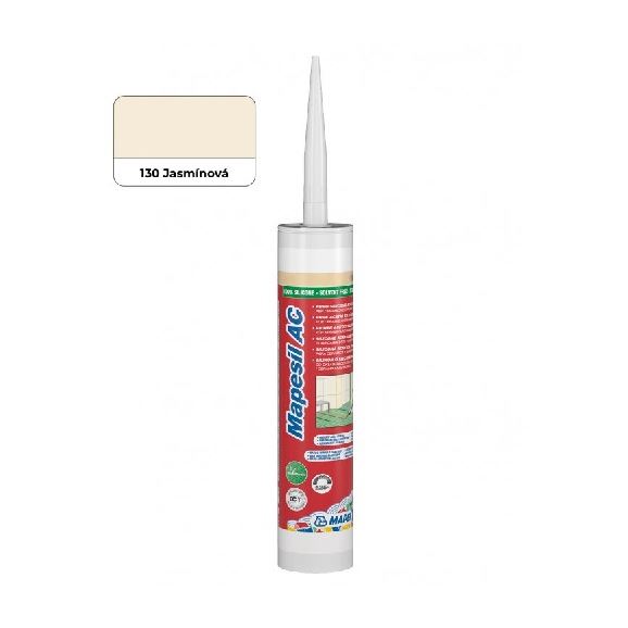Silikon sanitární MAPESIL AC, jasmínový, 310 ml, Mapei 4813042IT