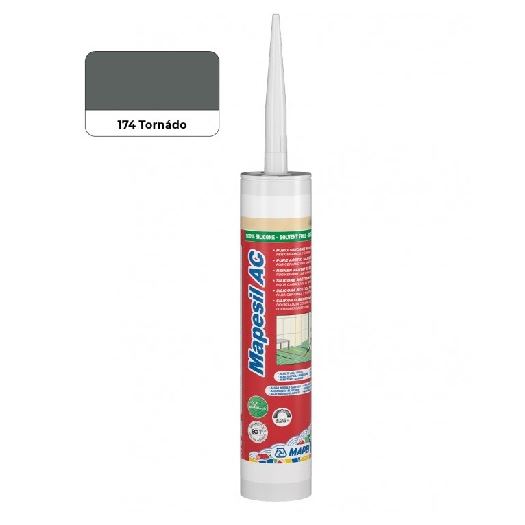 Silikon sanitární MAPESIL AC, tornádo, 310 ml, Mapei 4817442IT