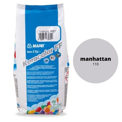 Spárovací hmota KERACOLOR FF, 110 manhattan, 2 kg, Mapei 5N11028AU