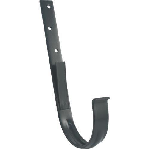 Kovový hák žlabu okapu RG 75 mm, antracit, rovný, poplastovaný, Marley 318851