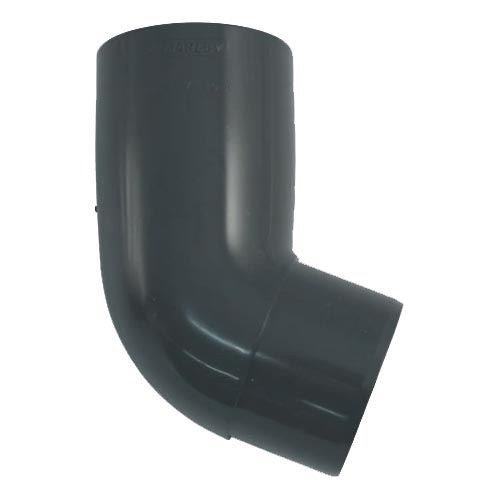 Koleno svodu okapu 67° DN 75 mm, antracit, plast, Marley 085562