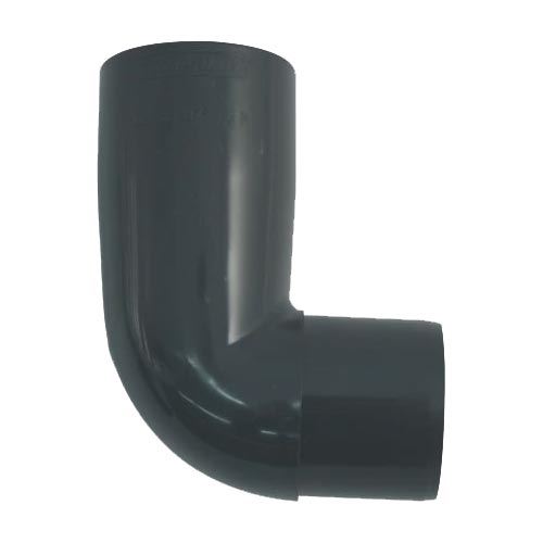 Koleno svodu okapu 90° DN 53 mm, antracit, plast, Marley 085210