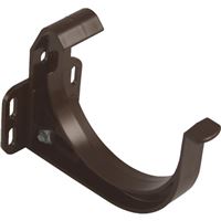 Plastový hák žlabu okapu RG 75 mm, hnědá, římsový, nastavitelný, Marley 805245