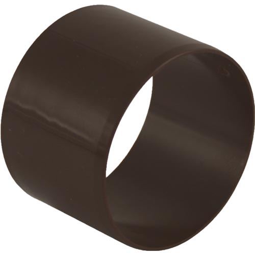 Spojka kolen svodu okapu DN 53 mm, hnědá, plast, Marley 081731