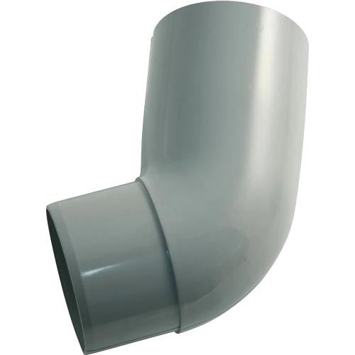 Koleno svodu okapu 67° DN 75 mm, šedá, plast, Marley 073415