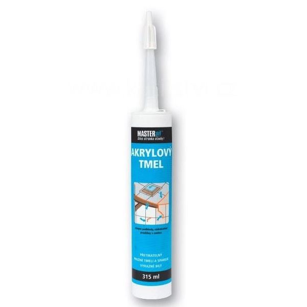 Tmel akrylátový MASTERsil, 315 ml bílý