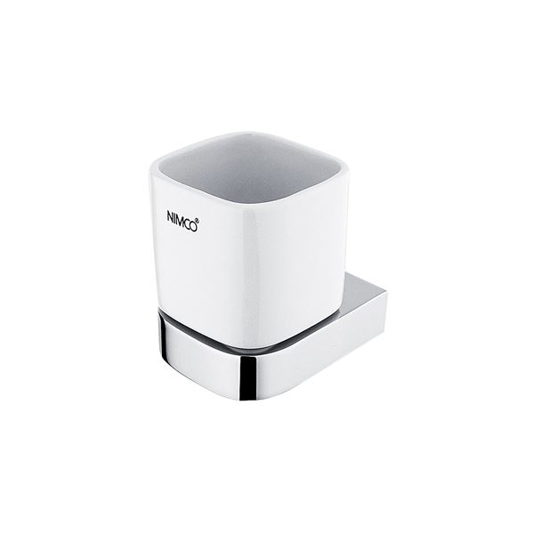 Držák kartáčků a pasty Nikau, keramika/chrom, Nimco, NK 30058K-26